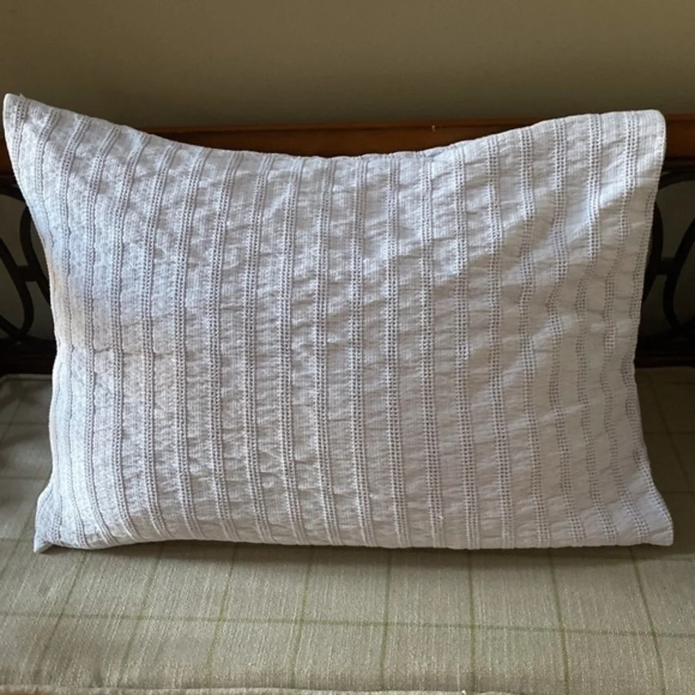 Anthropologie Light Purple Standard Shams